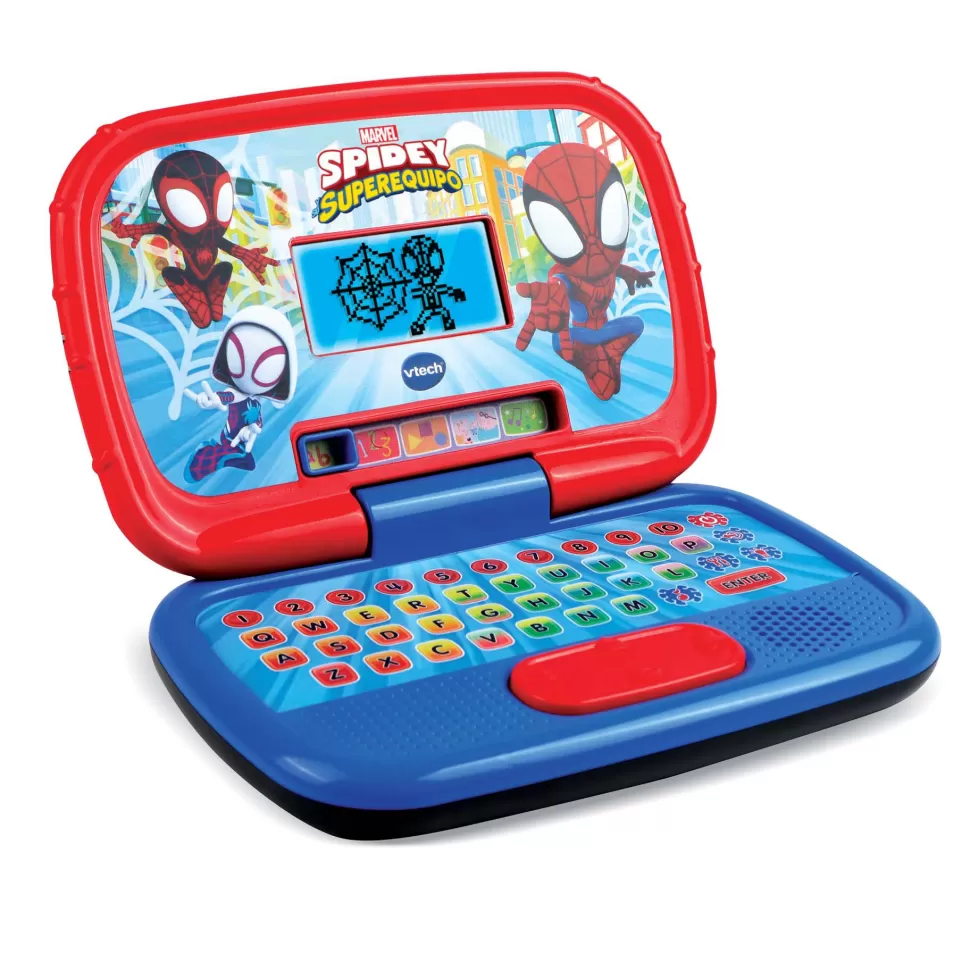 Spiderman Juguetes Electrónicos^Vtech Portatil Educativo De Spidey Y Su Superequipo