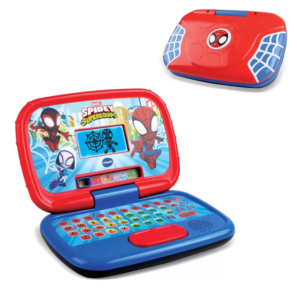 Spiderman Juguetes Electrónicos^Vtech Portatil Educativo De Spidey Y Su Superequipo