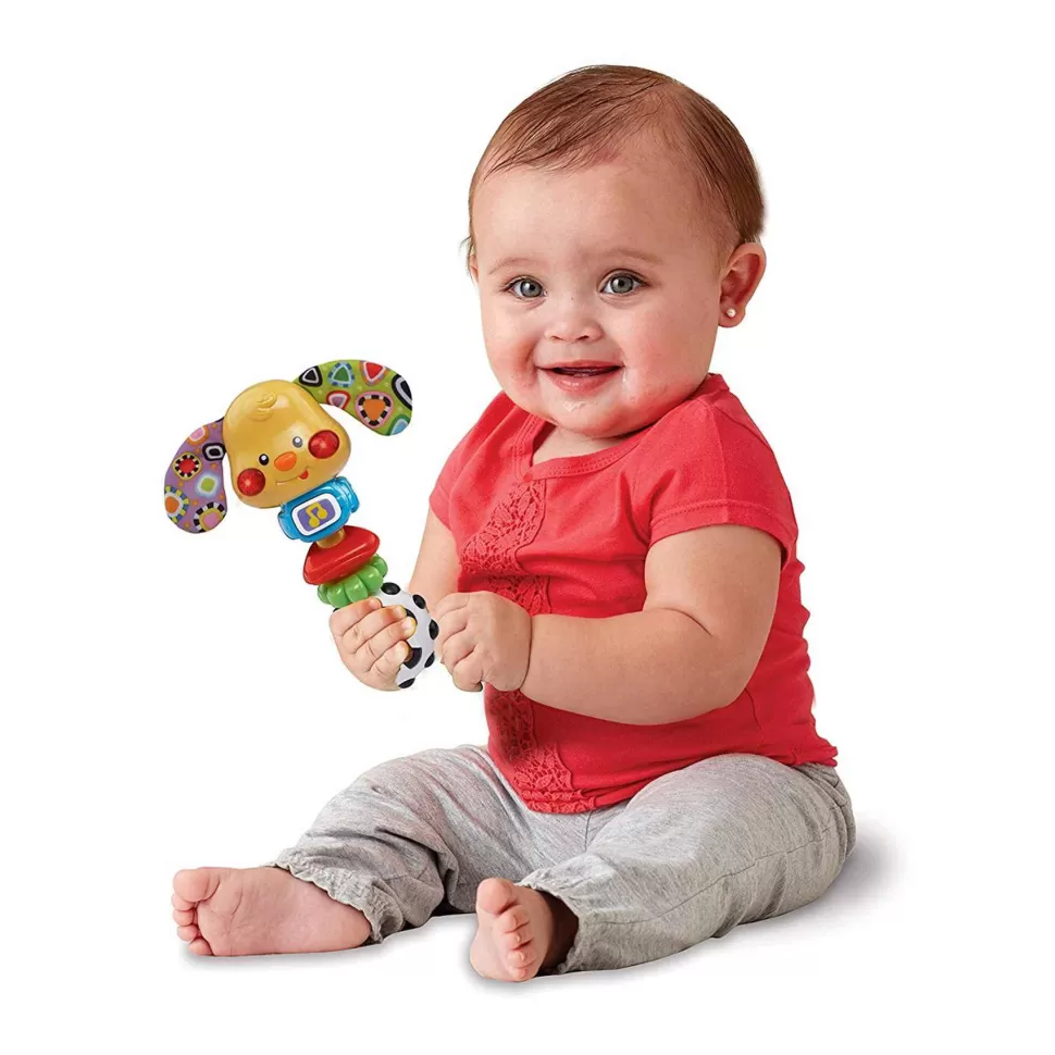 VTech Sonajero Electronico Toby El Perrito Con Luz Y Voz | Juguete Infantil* Primera Infancia