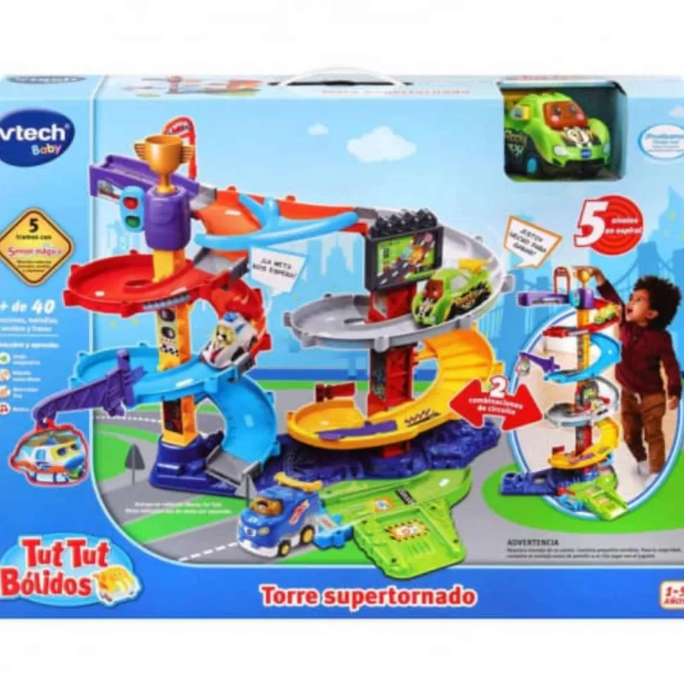 VTech Torre Supertornado Tut Tut Bolidos* Primera Infancia